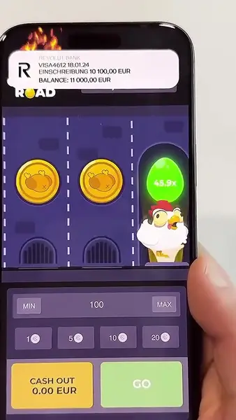 Кадр рекламы Chicken Road New