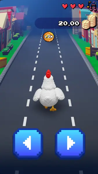 Кадр рекламы Chicken Road