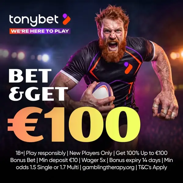 Кадр рекламы Tonybet - Ireland