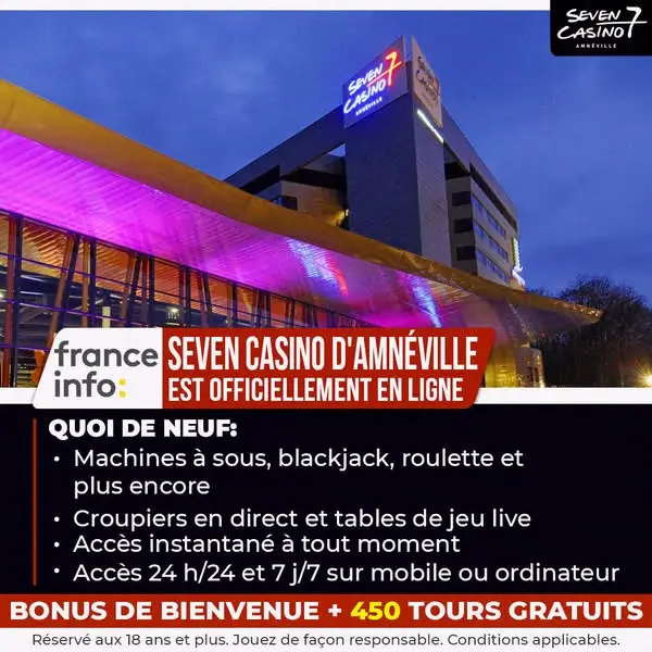 Кадр рекламы Seven Casino d’Amnéville Actualités