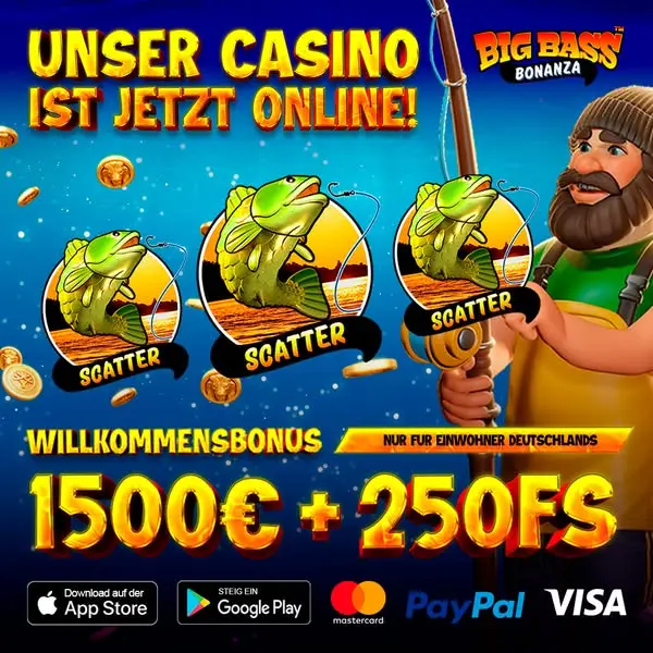 Кадр рекламы Big Bass Bonanza UK
