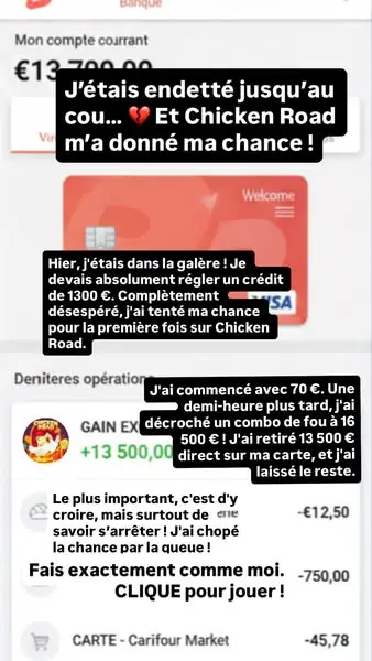 Кадр рекламы Chicken Aventure