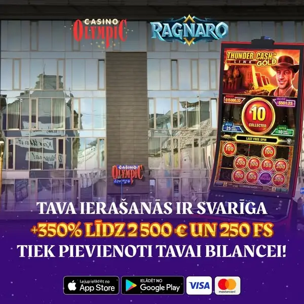 Кадр рекламы Olympic Voodoo Casino - Piedāvājumi