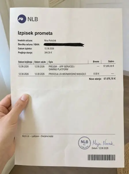 Кадр рекламы Nina Potočnik