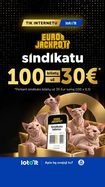 Кадр рекламы Loto.lt