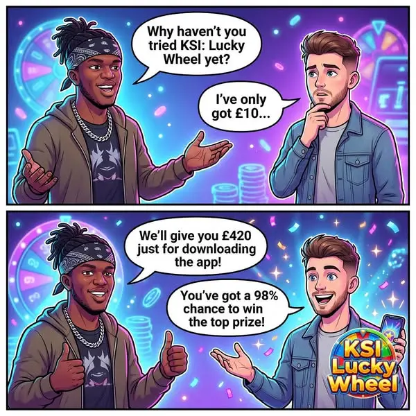 Кадр рекламы KSI Spin