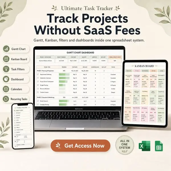 Кадр рекламы Ultimate Task Tracker