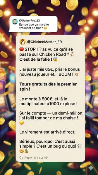 Кадр рекламы Chicken Aventure