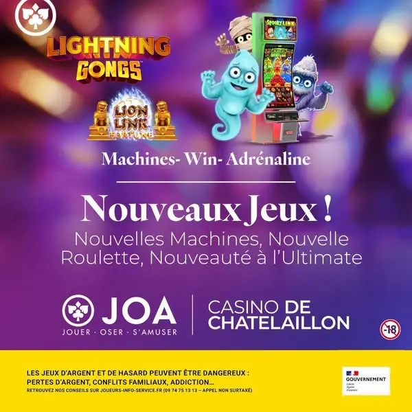 Кадр рекламы Casino JOA Châtelaillon
