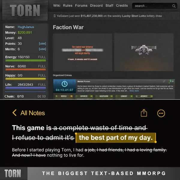 Кадр рекламы Torn