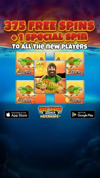 Кадр рекламы 300 Free Spins