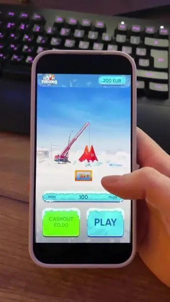 Кадр рекламы Ice Fishing Casino