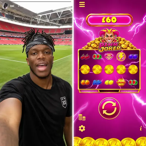 Кадр рекламы KSI Lucky Wheel
