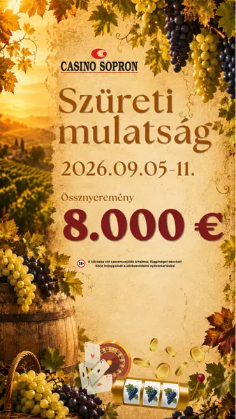 Кадр рекламы Casino Sopron