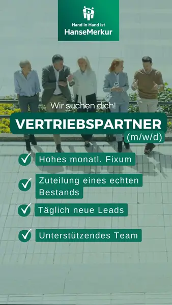 Кадр рекламы HanseMerkur Regionalgeschäftsstelle Duisburg