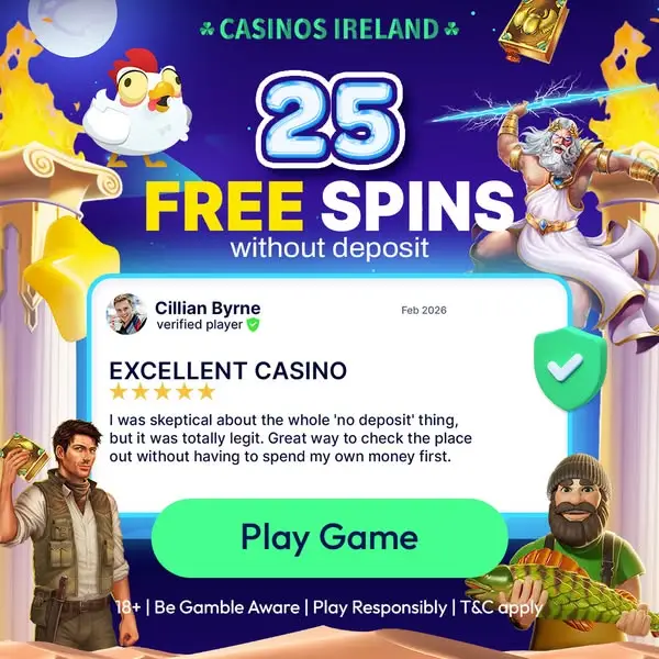 Кадр рекламы Irish Online Casinos