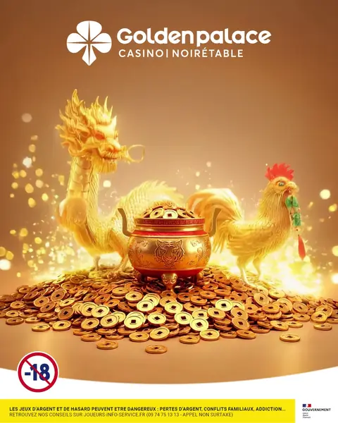 Кадр рекламы Casino Golden Palace Noirétable