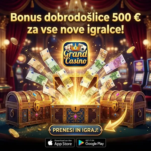 Кадр рекламы Grand Casino Slovenija