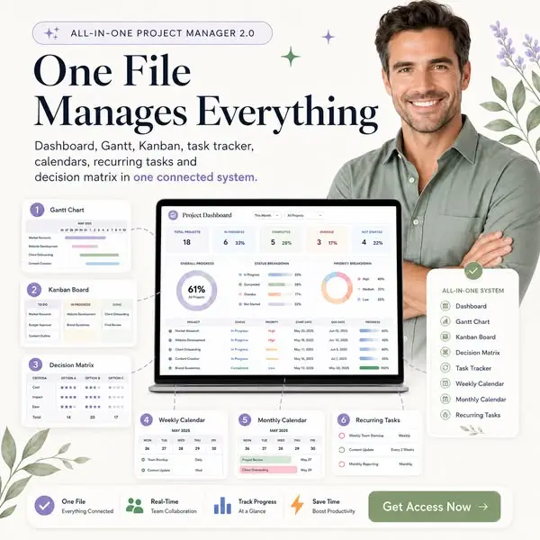 Кадр рекламы Ultimate Project Manager