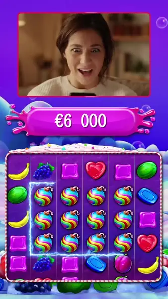 Кадр рекламы Sweet Bonanza World