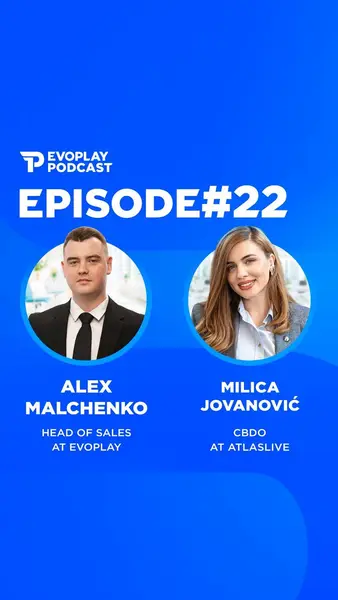 Кадр рекламы Evoplay Podcast