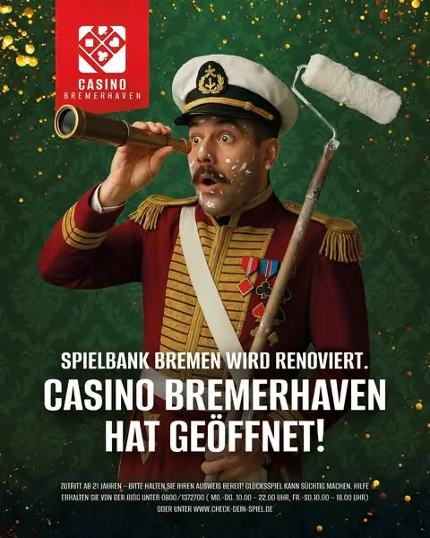 Кадр рекламы Spielbank Bremen