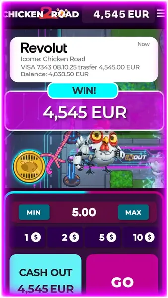 Кадр рекламы Chicken Road x400