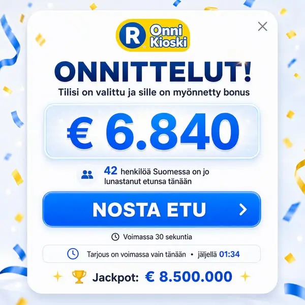 Кадр рекламы SuositusLotto