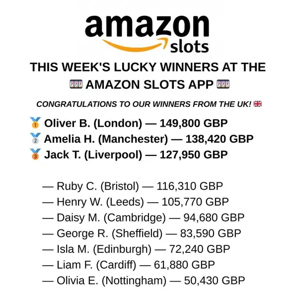 Кадр рекламы Amazon Slots - Special offers