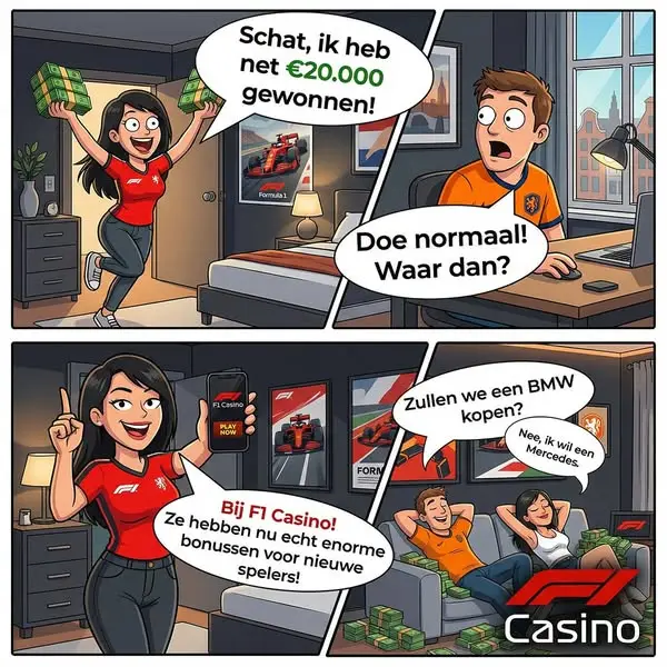 Кадр рекламы Casino F1