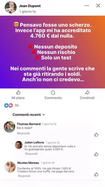 Кадр рекламы Italia Oggi