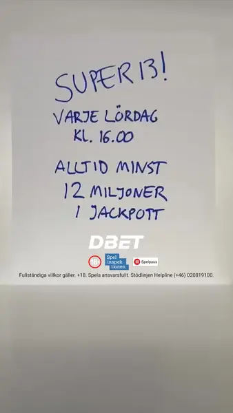 Кадр рекламы Allt om betting