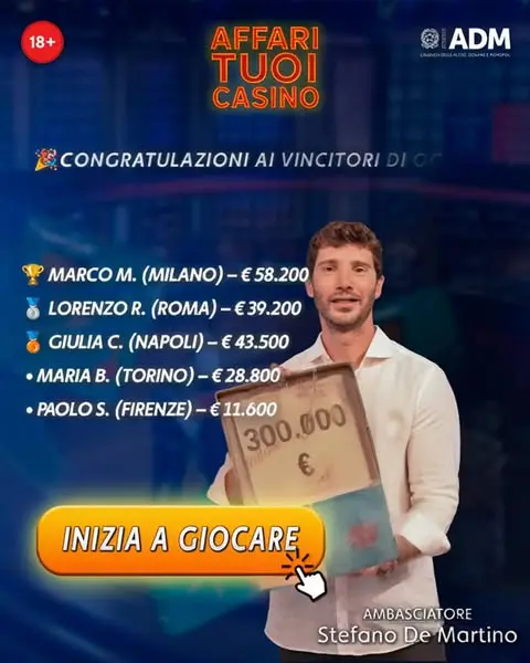 Кадр рекламы Affati Tuoi Slots