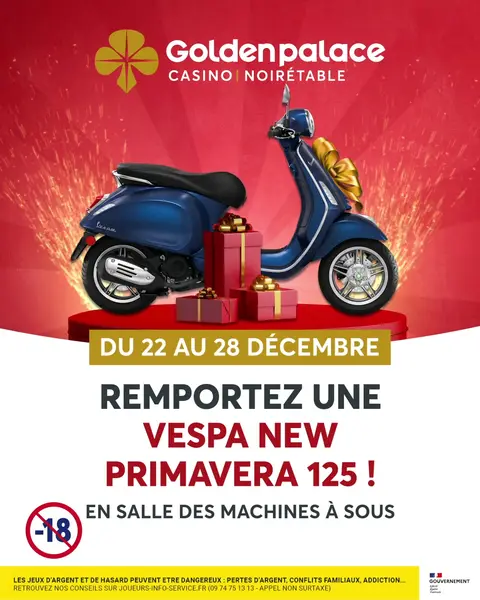 Кадр рекламы Casino Golden Palace Noirétable