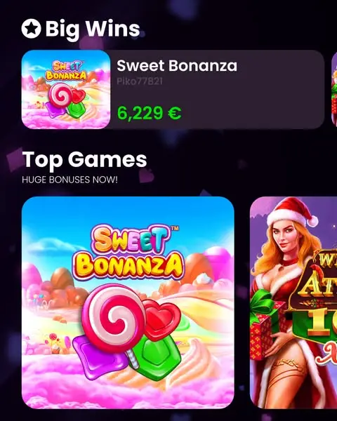 Кадр рекламы Sweet Bonanza EU