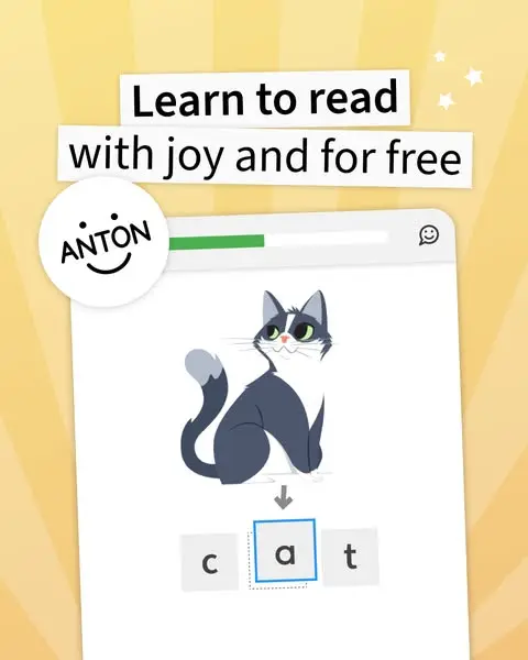 Кадр рекламы ANTON - the free learning app for school