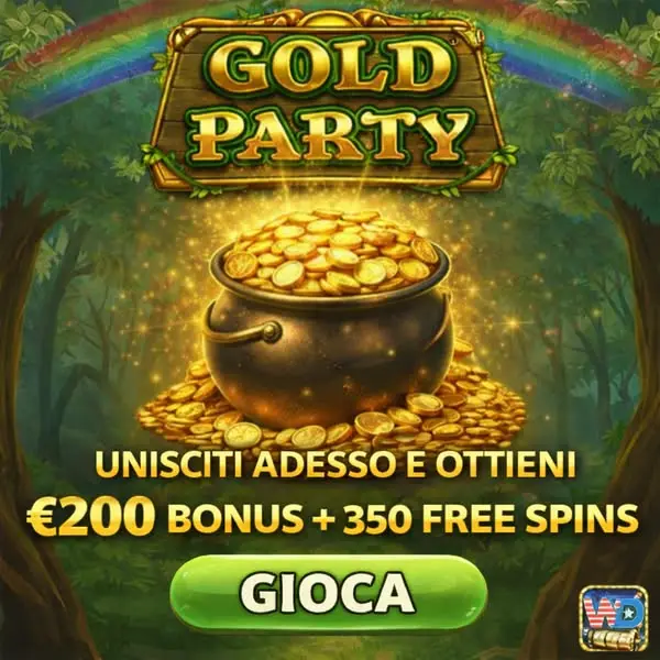 Кадр рекламы Gold Party