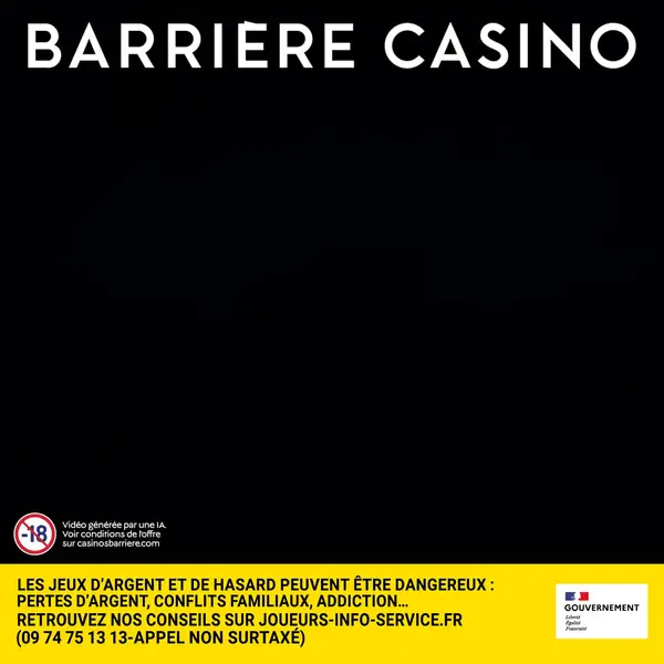 Кадр рекламы Casino Barrière Bordeaux
