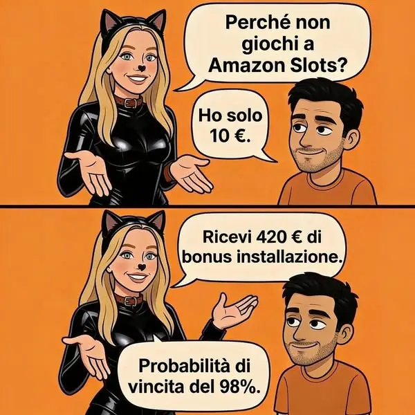 Кадр рекламы Amazon Slots.