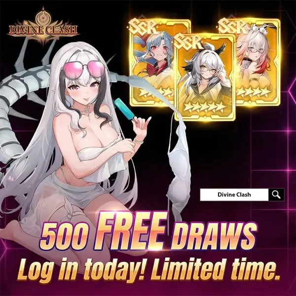 Кадр рекламы Divine Clash
