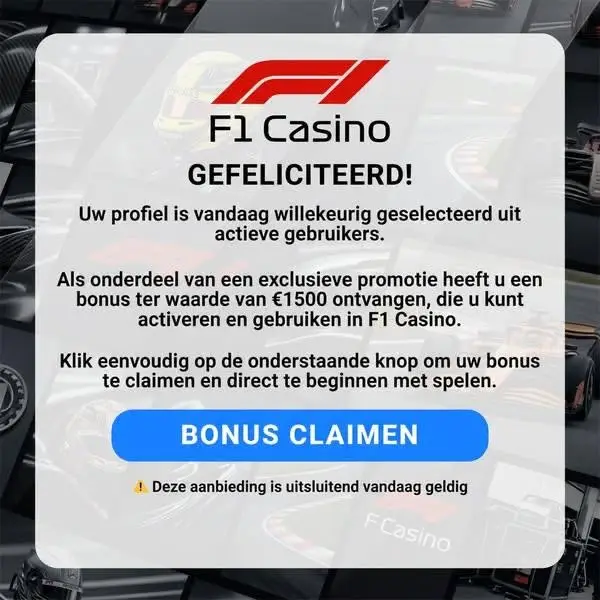 Кадр рекламы Casino F1