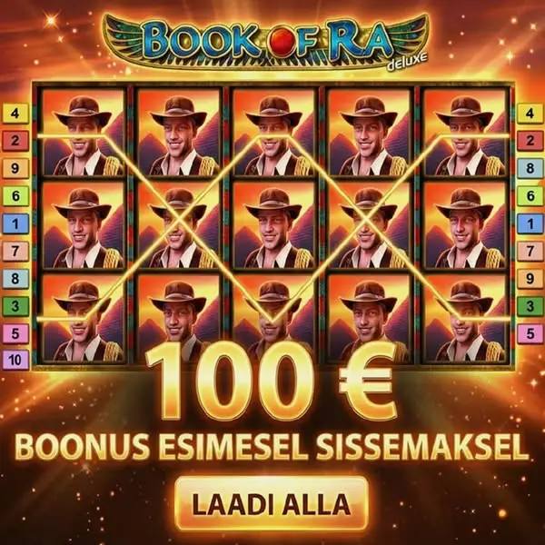Кадр рекламы Book of Ra