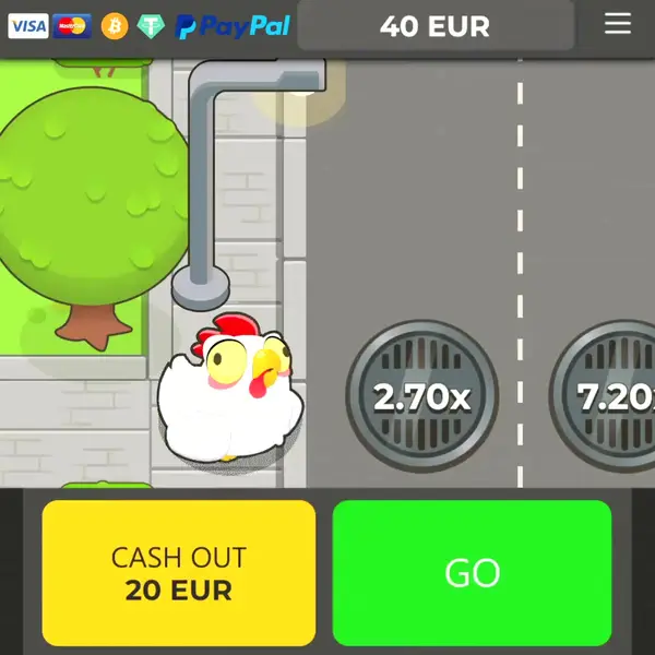 Кадр рекламы Lucky Chicken