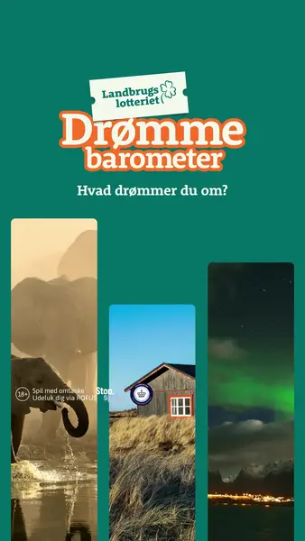 Кадр рекламы Landbrugslotteriet