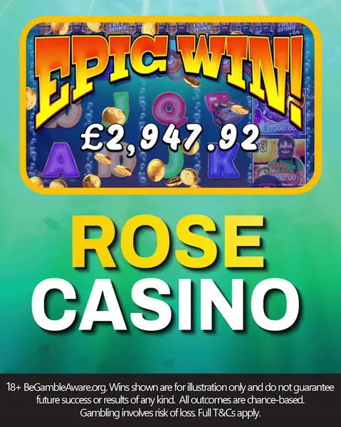Кадр рекламы Rose Casino