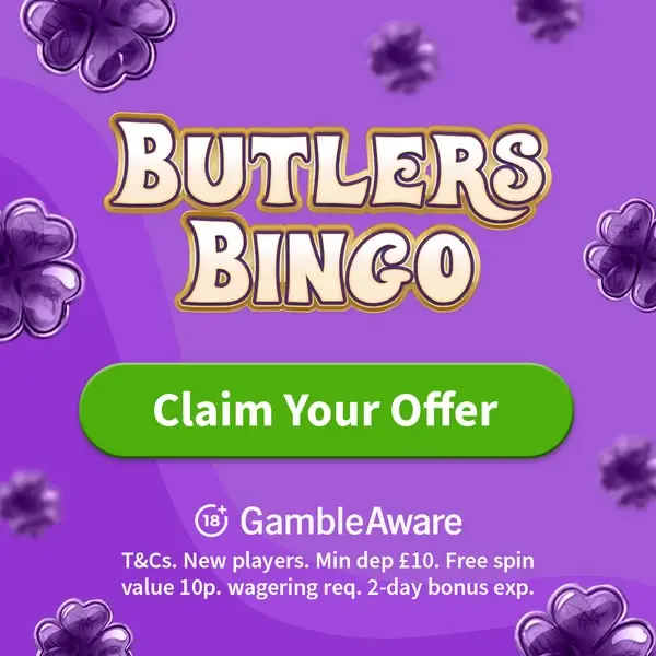 Кадр рекламы Butlers Bingo