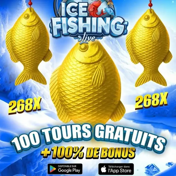 Кадр рекламы Ice Fishing Live