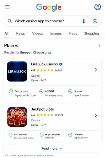 Кадр рекламы Vegas Spin Lounge