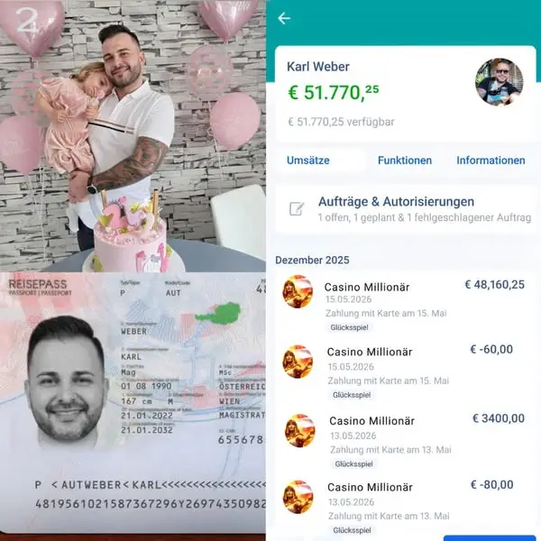 Кадр рекламы Karl Weber