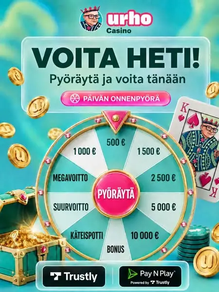 Кадр рекламы Urho Slots